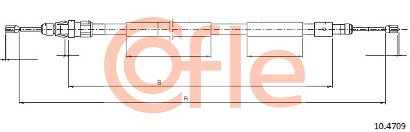 COFLE Seilzug, Feststellbremse