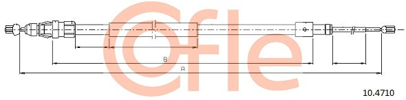 COFLE Seilzug, Feststellbremse