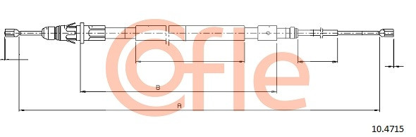 COFLE Seilzug, Feststellbremse