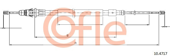COFLE Seilzug, Feststellbremse