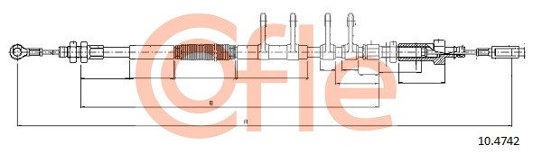 COFLE Seilzug, Feststellbremse