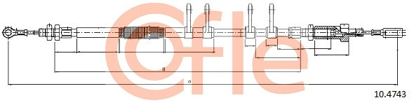 COFLE Seilzug, Feststellbremse