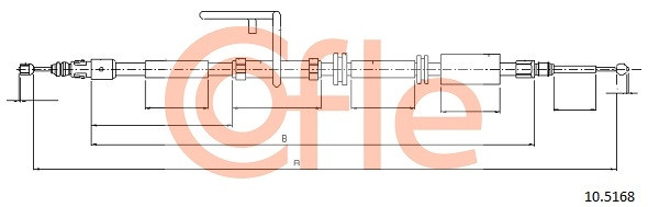 COFLE Seilzug, Feststellbremse