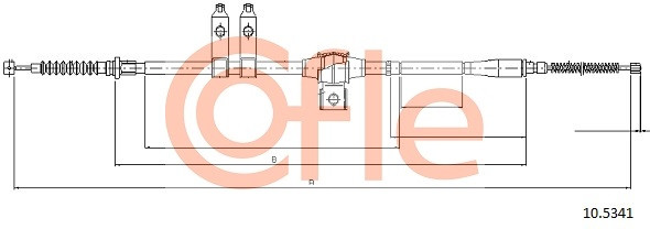 COFLE Seilzug, Feststellbremse