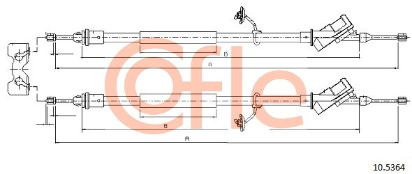 COFLE Seilzug, Feststellbremse