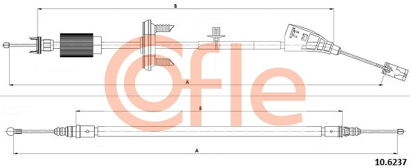 COFLE Seilzug, Feststellbremse