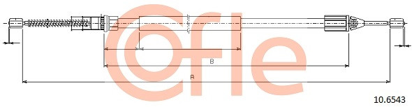 COFLE Seilzug, Feststellbremse