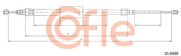 COFLE Seilzug, Feststellbremse