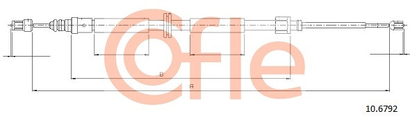 COFLE Seilzug, Feststellbremse