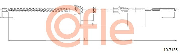 COFLE Seilzug, Feststellbremse