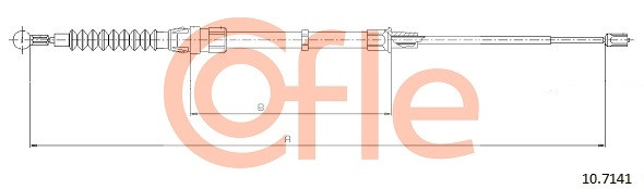 COFLE Seilzug, Feststellbremse