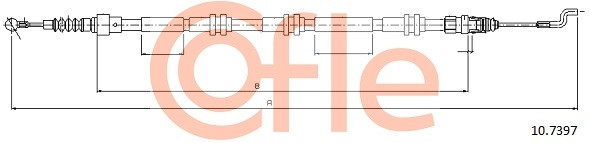 COFLE Seilzug, Feststellbremse