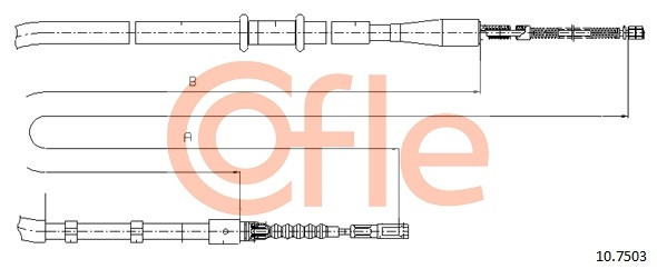 COFLE Seilzug, Feststellbremse