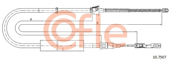 COFLE Seilzug, Feststellbremse