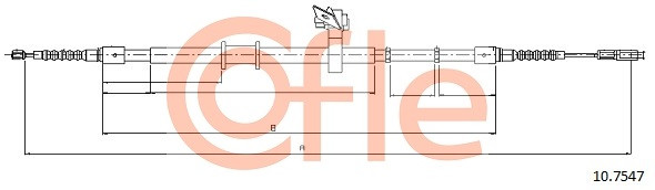 COFLE Seilzug, Feststellbremse