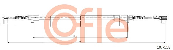 COFLE Seilzug, Feststellbremse