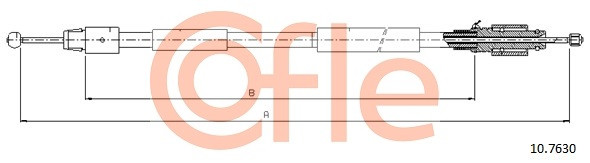 COFLE Seilzug, Feststellbremse
