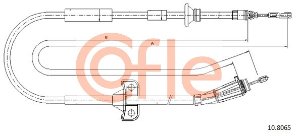 COFLE Seilzug, Feststellbremse