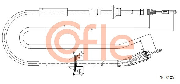 COFLE Seilzug, Feststellbremse
