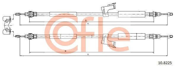 COFLE Seilzug, Feststellbremse