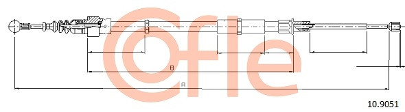 COFLE Seilzug, Feststellbremse