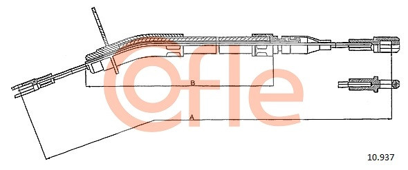COFLE Seilzug, Feststellbremse