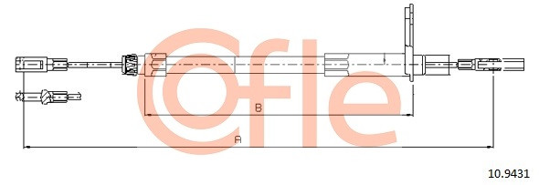 COFLE Seilzug, Feststellbremse