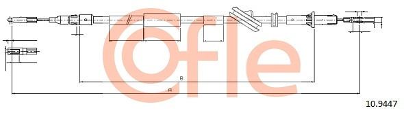 COFLE Seilzug, Feststellbremse