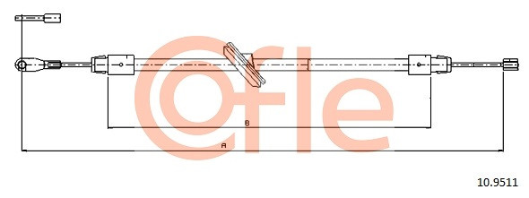 COFLE Seilzug, Feststellbremse