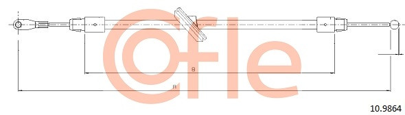 COFLE Seilzug, Feststellbremse