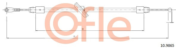 COFLE Seilzug, Feststellbremse