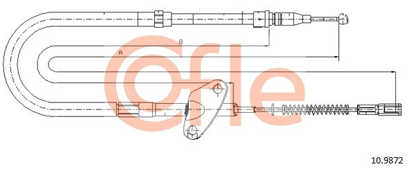 COFLE Seilzug, Feststellbremse