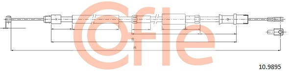 COFLE Seilzug, Feststellbremse