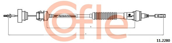 COFLE Seilzug, Kupplungsbetätigung