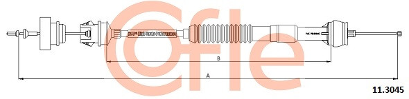 COFLE Seilzug, Kupplungsbetätigung