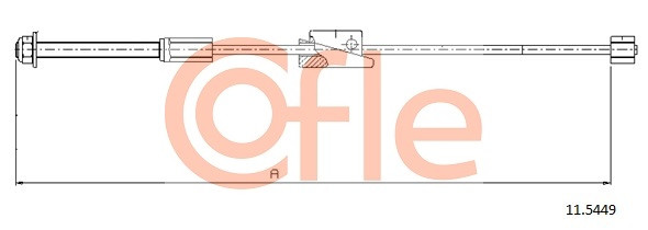 COFLE Seilzug, Feststellbremse