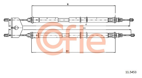 COFLE Seilzug, Feststellbremse