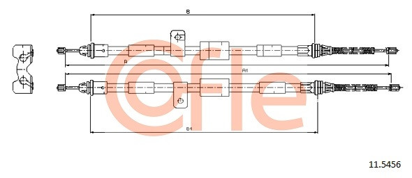 COFLE Seilzug, Feststellbremse
