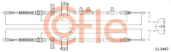 COFLE Seilzug, Feststellbremse