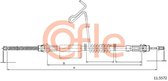 COFLE Seilzug, Feststellbremse