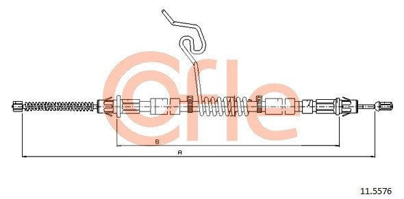COFLE Seilzug, Feststellbremse