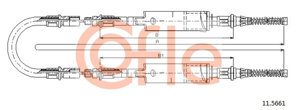 COFLE Seilzug, Feststellbremse