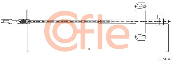 COFLE Seilzug, Feststellbremse