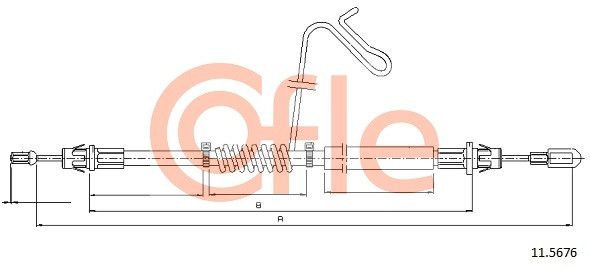 COFLE Seilzug, Feststellbremse