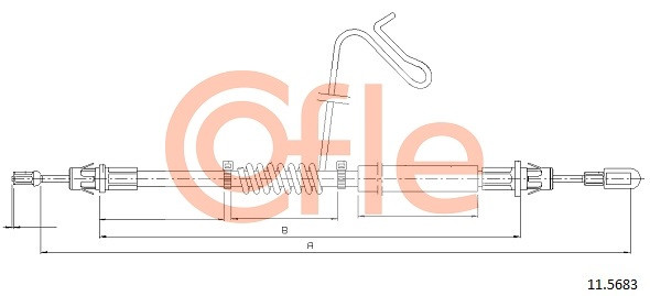 COFLE Seilzug, Feststellbremse