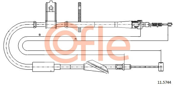 COFLE Seilzug, Feststellbremse