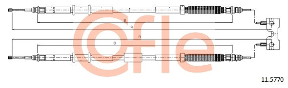 COFLE Seilzug, Feststellbremse