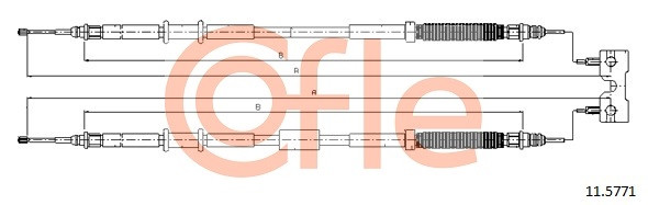COFLE Seilzug, Feststellbremse