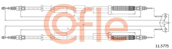 COFLE Seilzug, Feststellbremse