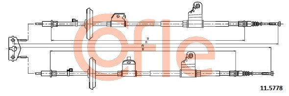 COFLE Seilzug, Feststellbremse